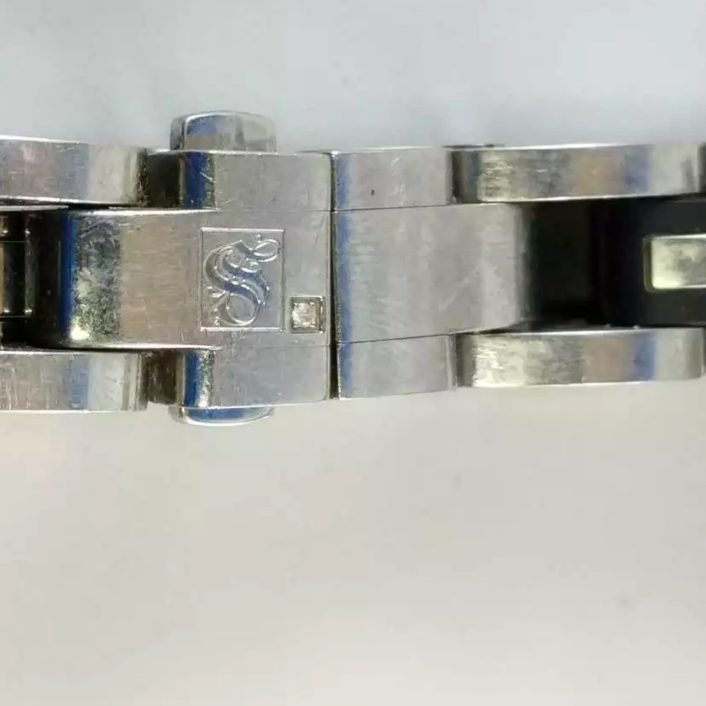 Signed Diamond 💎 Stainless Steel 9 “ EUC - Picture 5 of 5